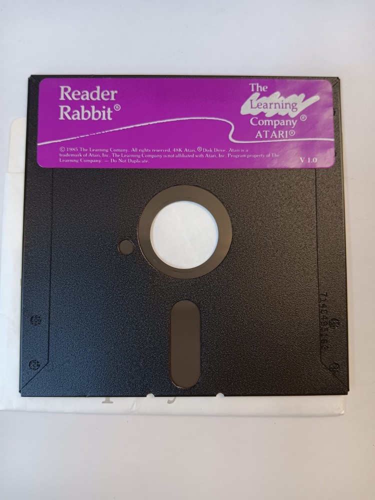 Commodore 64/128 Reader Rabbit The Learning Company Software Tested/Works