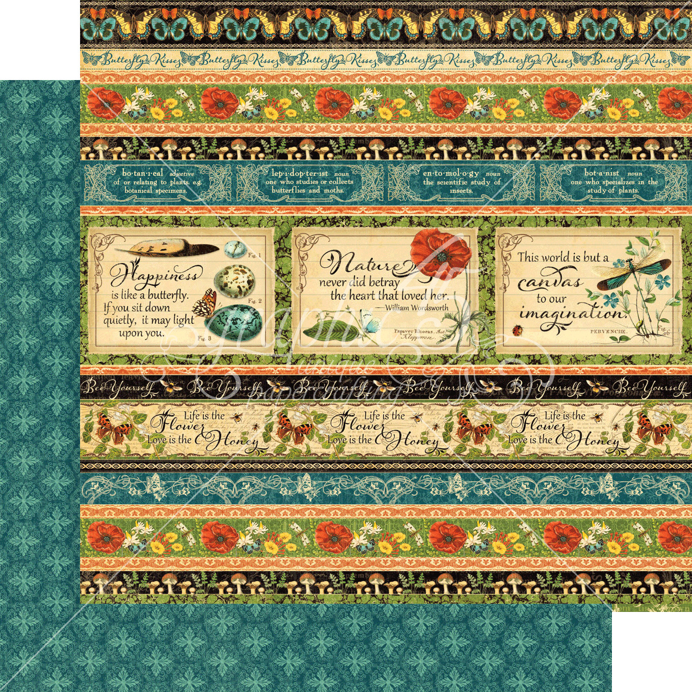 GRAPHIC 45 NATURE NOTEBOOK RETIRED 2020 ~NATURE BOTANICAL BUTTERFLY *SHIPS FREE*