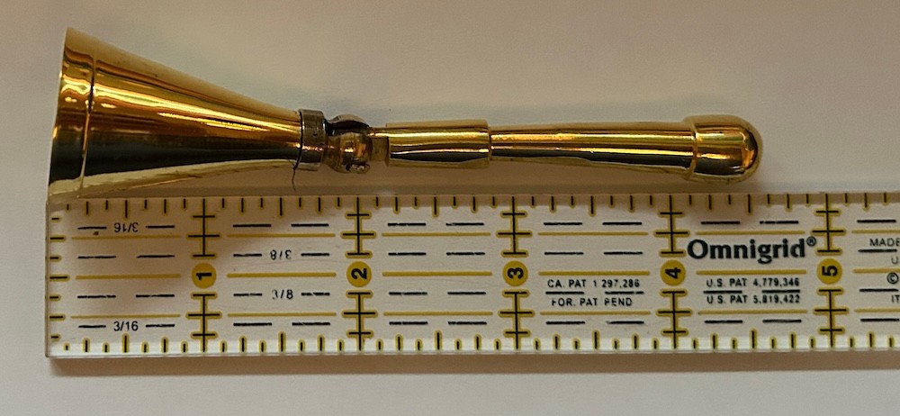 Long-Belled Brass Candle Snuffer!