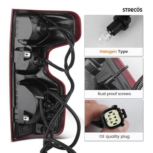 Tail Light Compatible With 2019 2020 2021 2022 2023 Halogen Left Driver Side