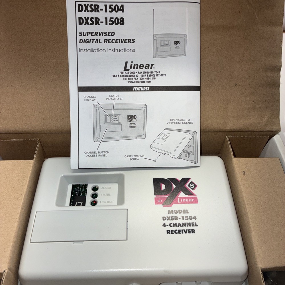 Linear DXSR-1504 Supervised Receiver 4- Channel NEW