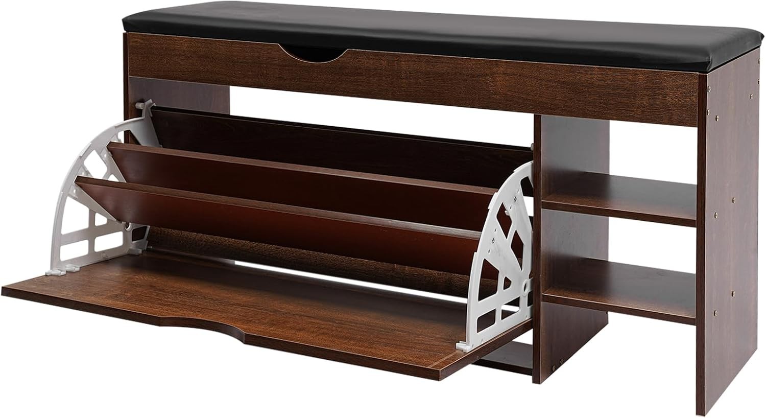 Entrance Shoe Bench 39.37" Shoe Storage Bench with Seat Free Standing Shoe Bench