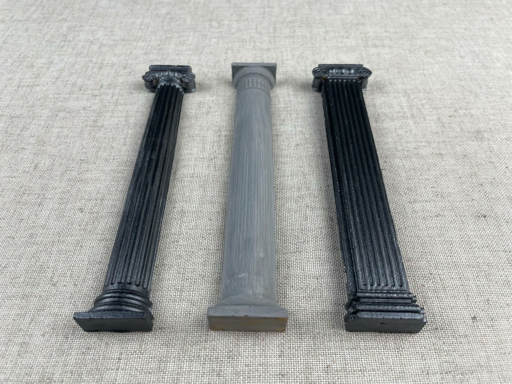 Silicone mold Half Column Miniature architectural column 1/12 scale Accessories