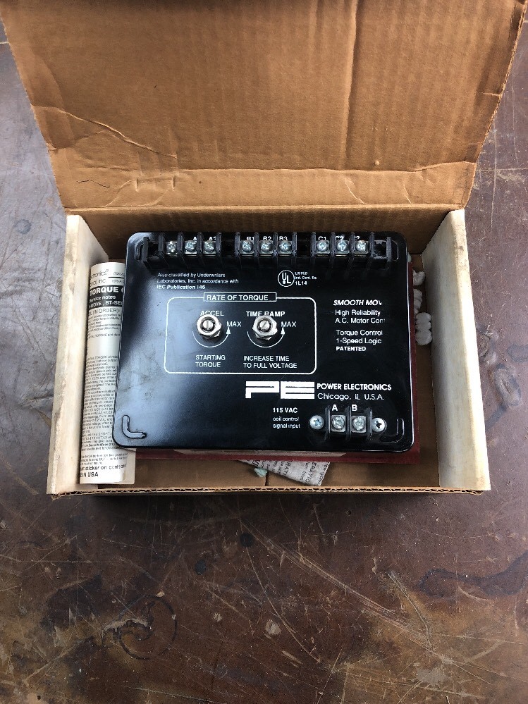 Power Electronics E6046-1B Single Speed Soft Start Reduced Torque Control L365