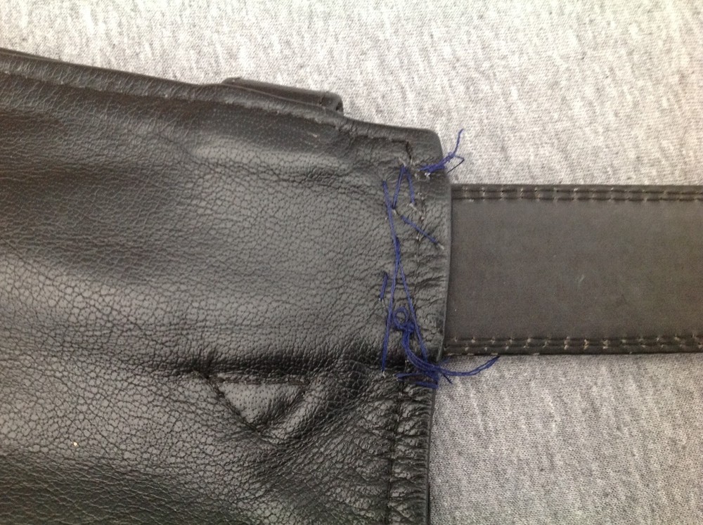 Xelement Leather Chaps, Size 40