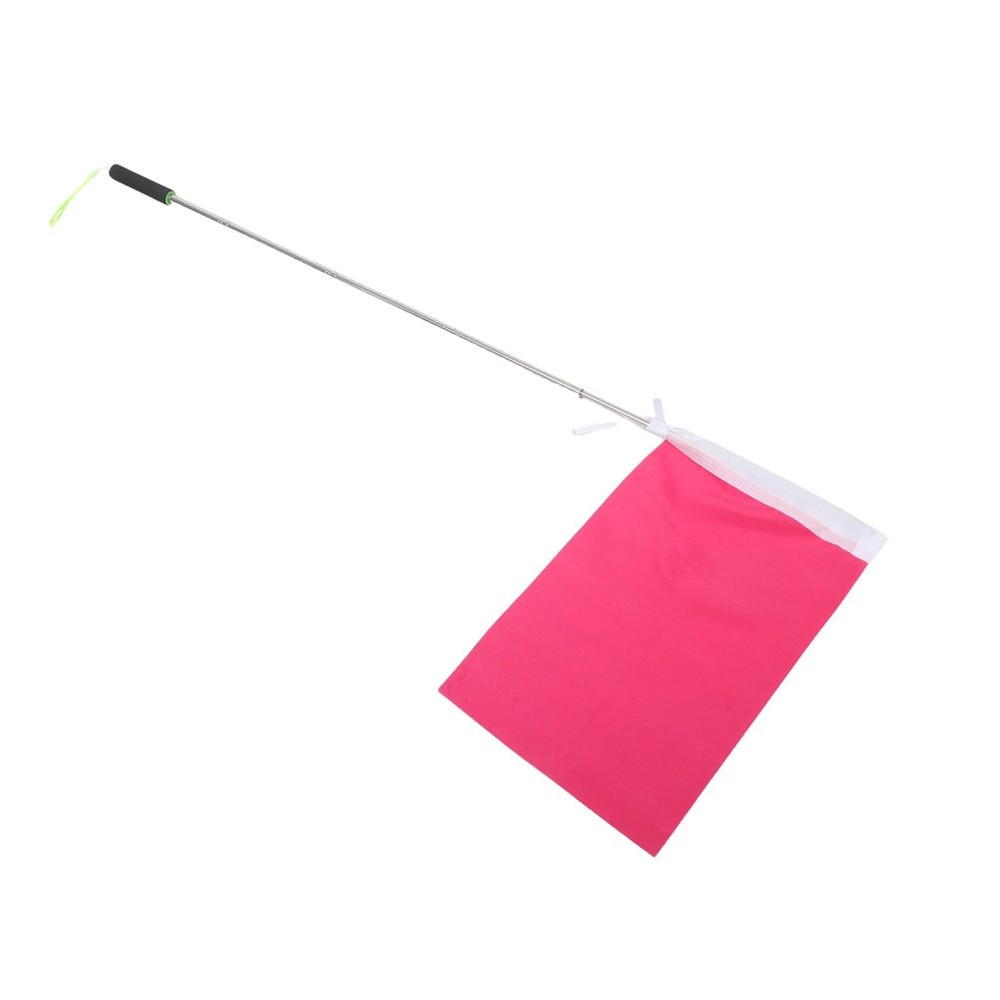 Handheld Tour Guide Flags with Telescopic Flagpole, Bright Color for School