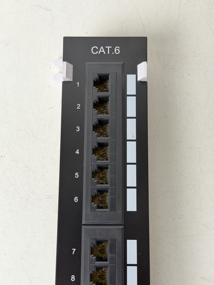 Cable Matters 12 Port CAT6 Universal Patch Panel Wall