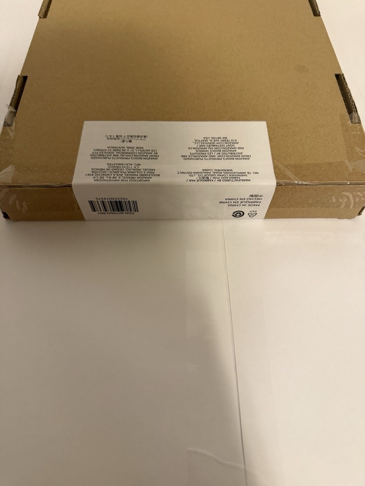 Amazon Basics Heavy Duty Non-Glare Sheet Protector for Documents 100 Pack Clear