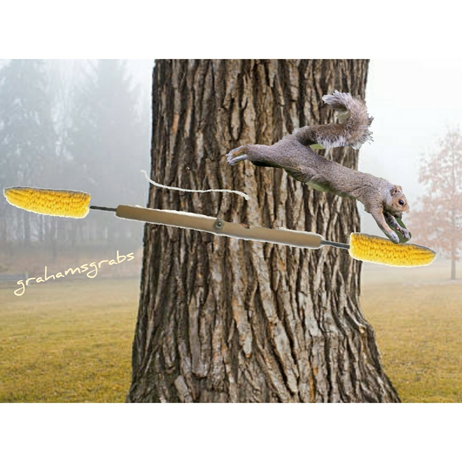 SQUIRREL SPINNER CORN FEEDER FUN! SQUIRRELS LOVE IT SEWF2150 FREE SHIP NEW