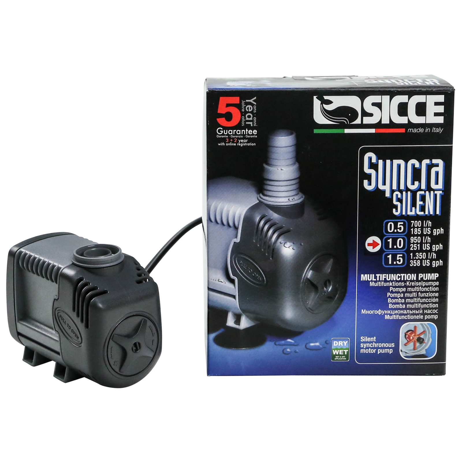 Sicce Syncra Silent 1.0 Water Pump Free US Shipping