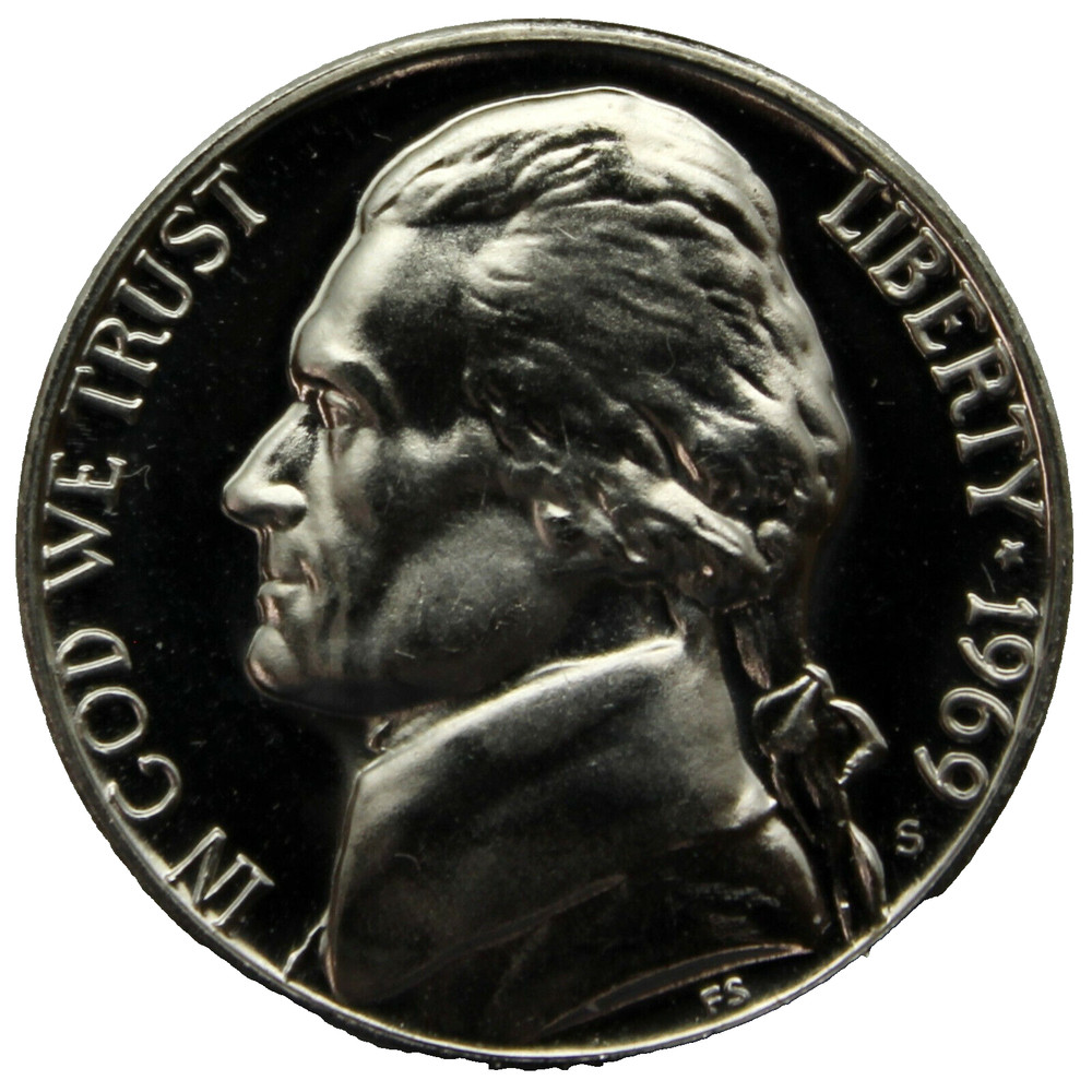 1969-S Proof Jefferson Nickel