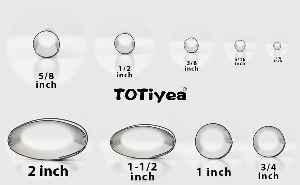 TOTiyea 19 Ring Plastic Binding Combs,1 Inch Diameter,200 Sheet Capacity, Let...