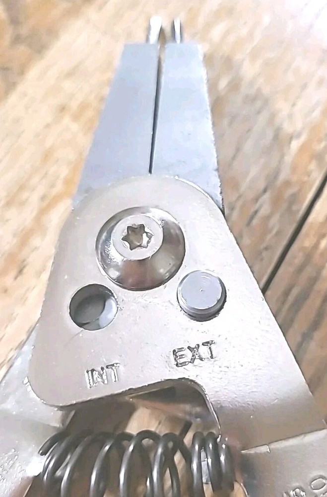 K-D Tools 3151 Convertible Internal & External Snap Ring Pliers, 8" Tool