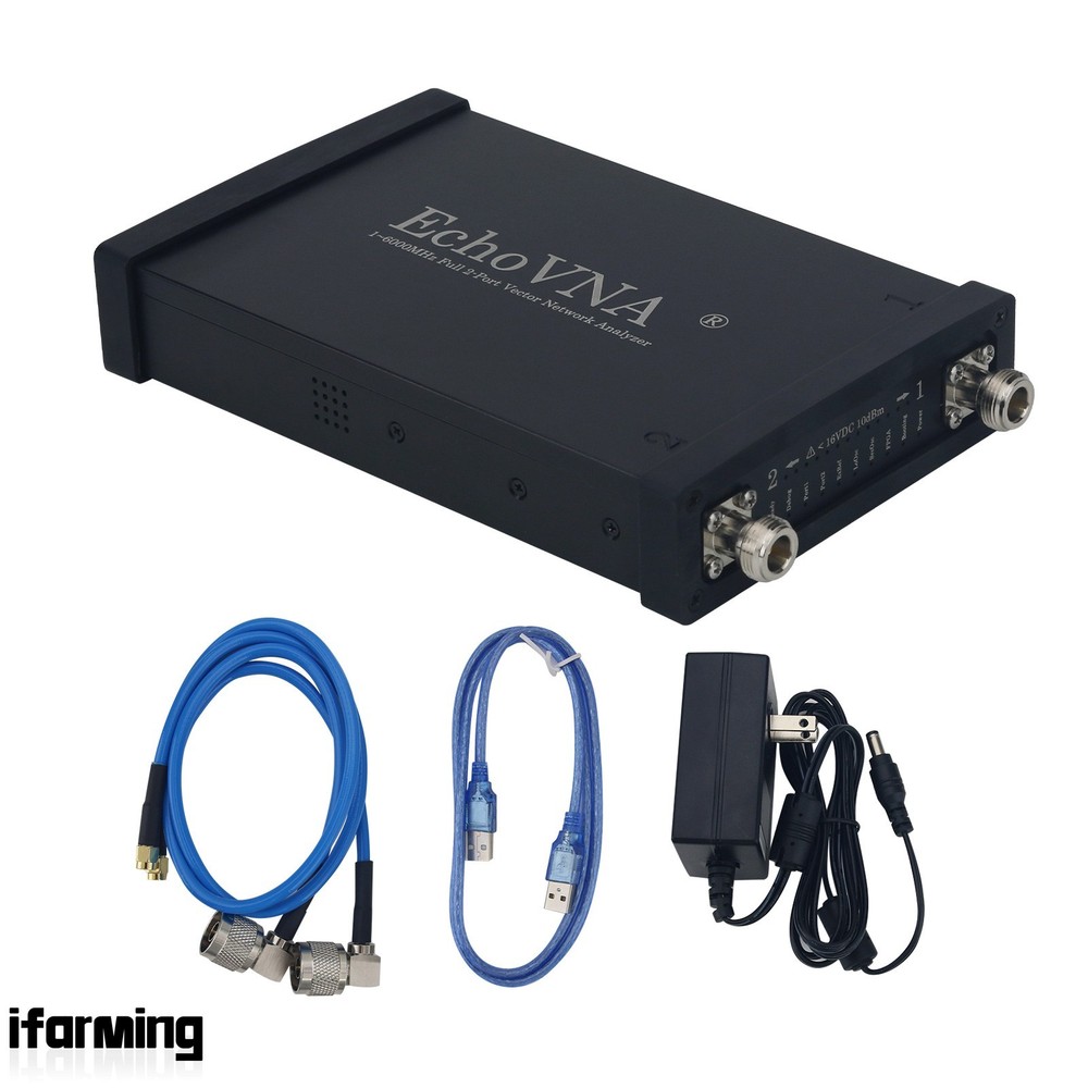 2025 LibreVNA Dual Port 100K-6GHz Vector Network Analyzer 110dB Dynamic+Spectrum