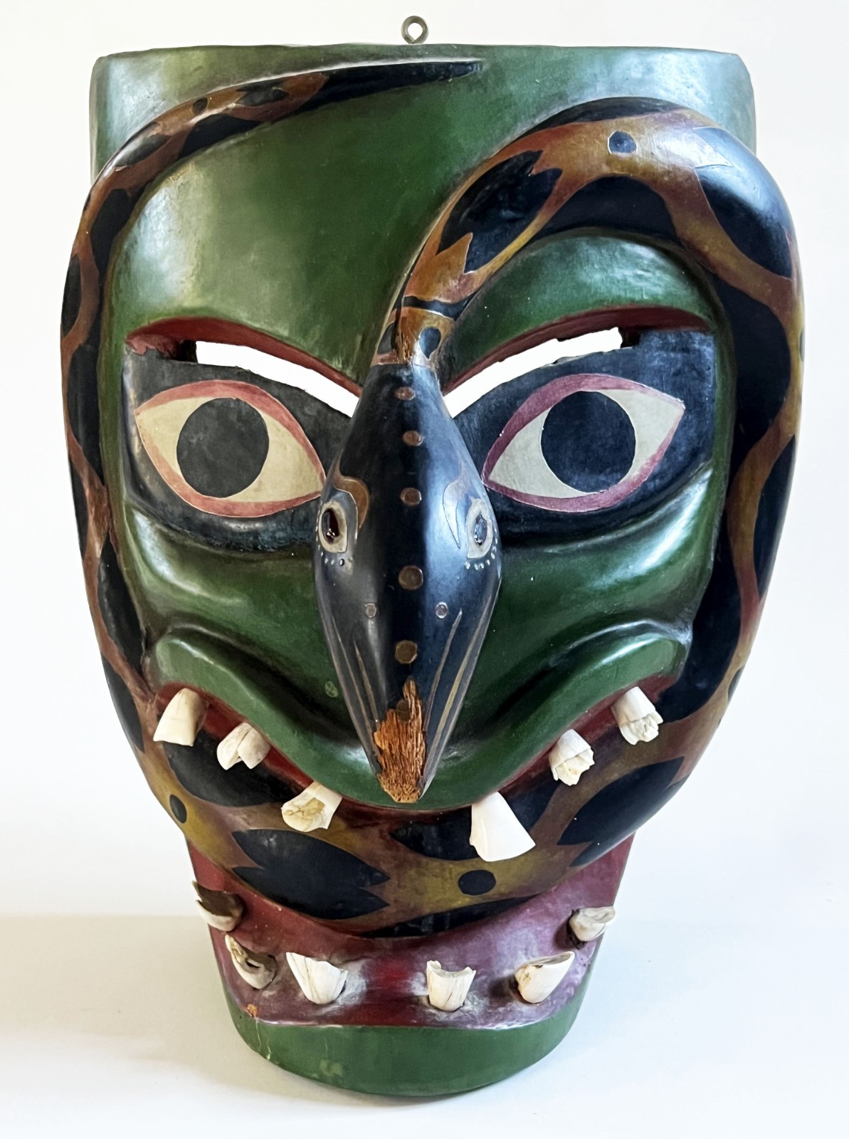VICTORIANO SALGADO URUAPAN MICHOACAN XL 11" FECUNDIDAD FERTILITY WOOD MAQUE MASK