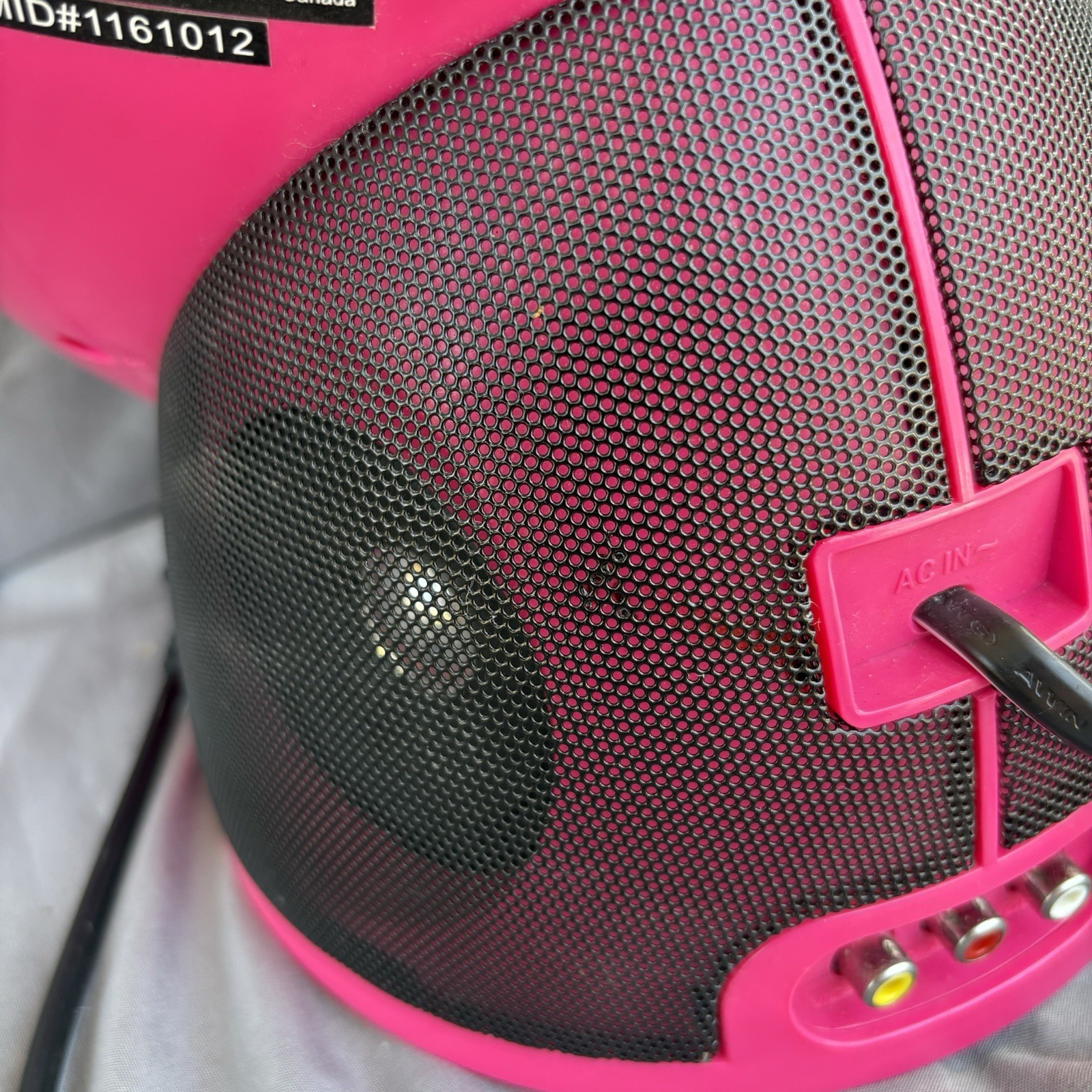 Monster High Disco party CD Player & Karaoke Machine "Flashing Lights" WORKING