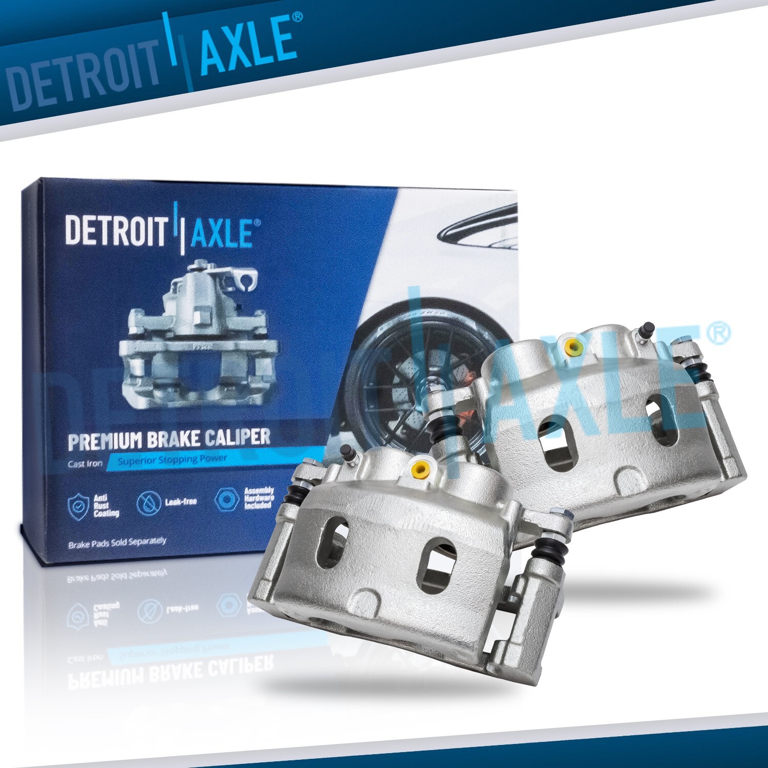 Front Disc Brake Caliper w/ Bracket for Chevy Silverado Sierra 1500 Tahoe Yukon