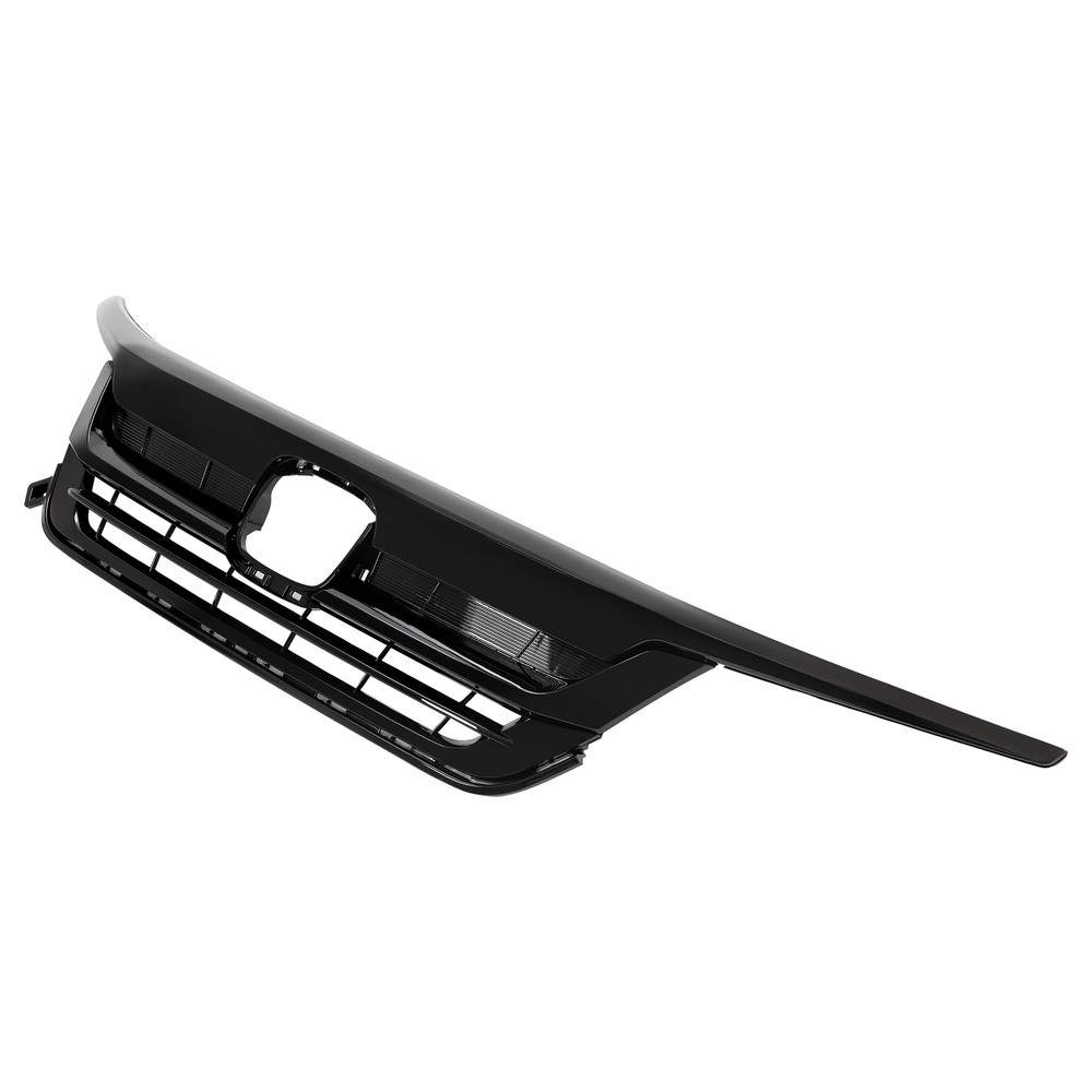 For Honda Pilot 2019-22 Front Upper Grille W/ Gloss Black Molding Trim Assembly