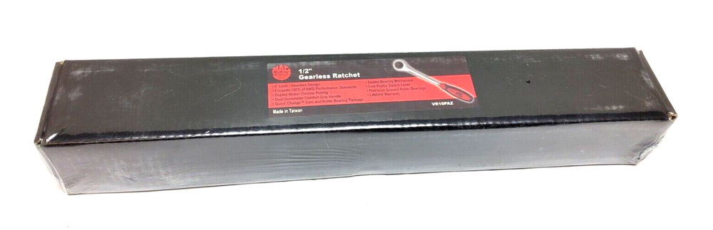 NOS NEW Mac Tools Fixed Head Gearless Zero Click Ratchet 1/2" VR10PAZ