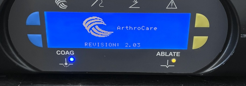 Arthrocare Quantum 2 RF12000 Ver 2.03 with Footswitch