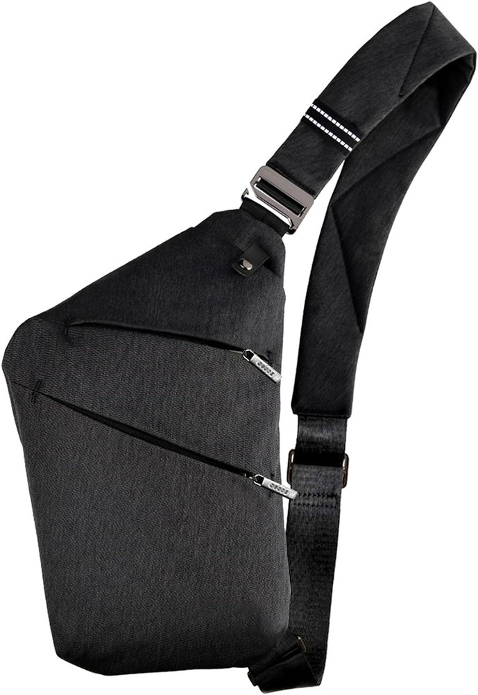 VADOO Sling Bag - Anti-theft Crossbody Shoulder for Basic Version-black