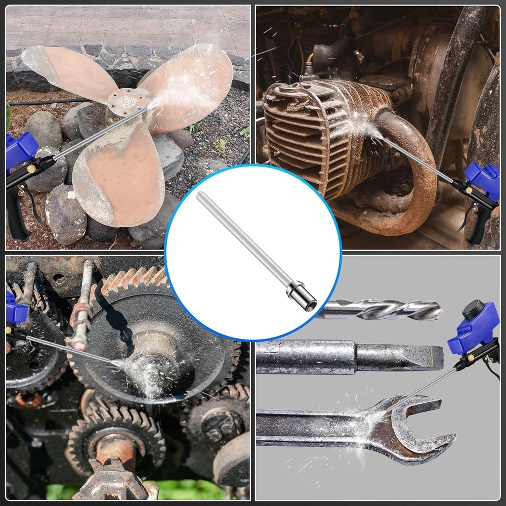 Versatile Long Nozzle Sand Blaster for Le Lematec - Efficient Spot Blasting