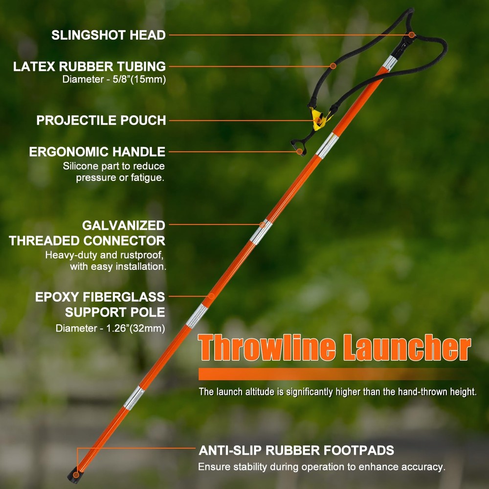 ZThrgran Arborist Slingshot Throw Basic rope launcher, launcher