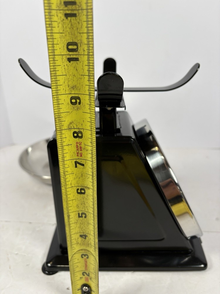 Simple and Exquisite Kitchen Metal Mechanical Spring Scale Solid Color Black