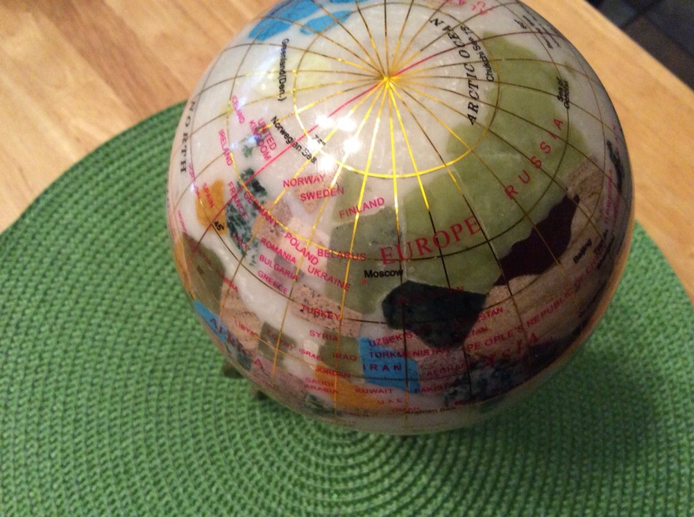 GLOBE ON BASE (world) DECOR GLOBE