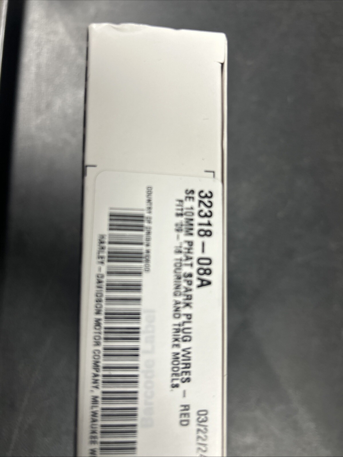Screamin' Eagle 10mm Phat Spark Plug Wires 32318-08a Fits ’09-’16 Touring and Tr