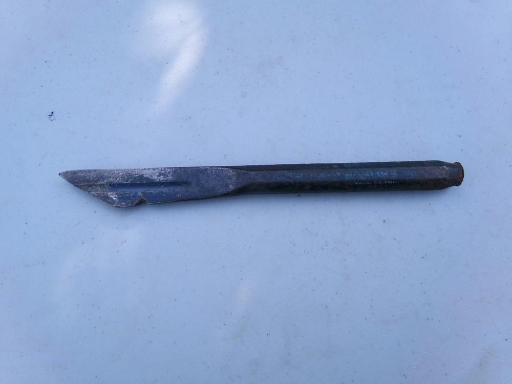 Stone Cold Chisel 9 3/4 Made In England Vintage Tool