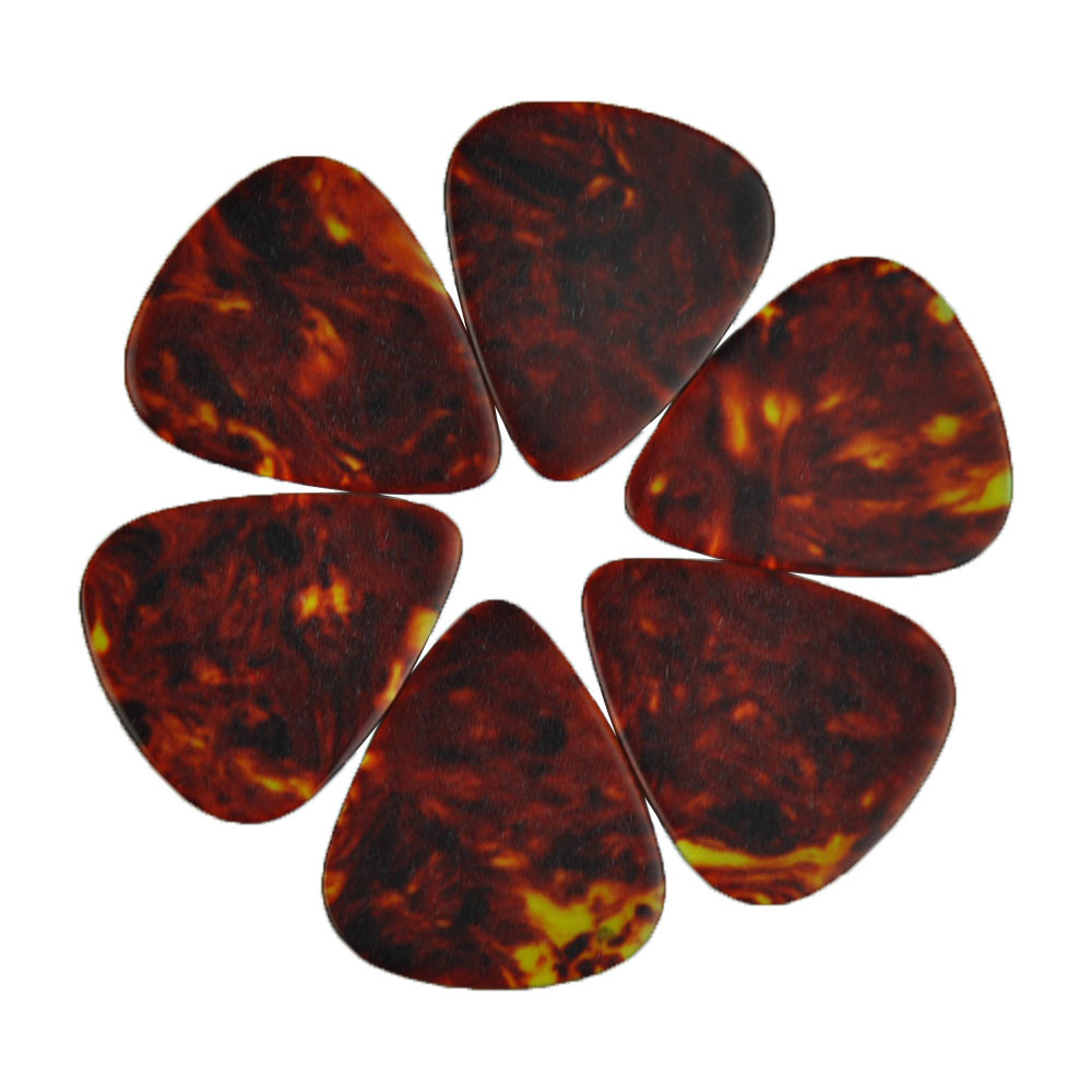 100pcs Medium 0.71mm Blank Guitar Picks Plectrums Celluloid Assorted Colors
