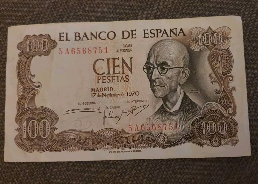 Spain 100 Pesetas Banknote 1970 - unc