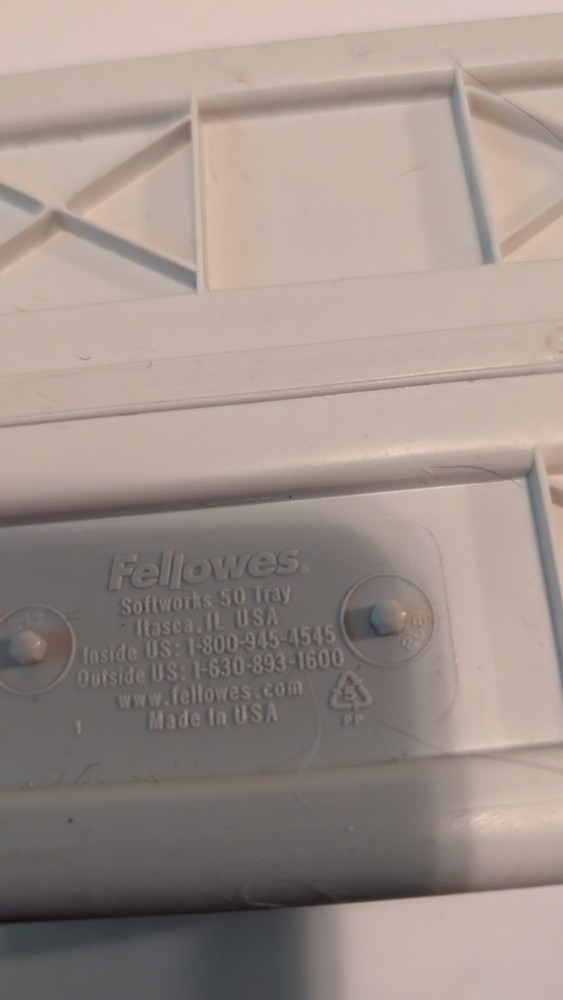 Floppy Disc Container With Lock And Key Fits 50 Discs