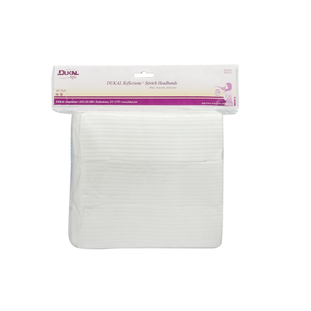 Reflections Stretch Disposable Headbands 48/Pack