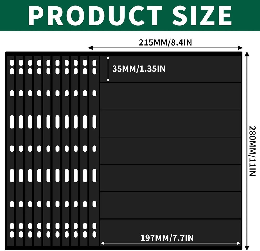 20 Sheets Stamp Pages Collector Stamp Collecting Album Binder Standard 9 Hole...