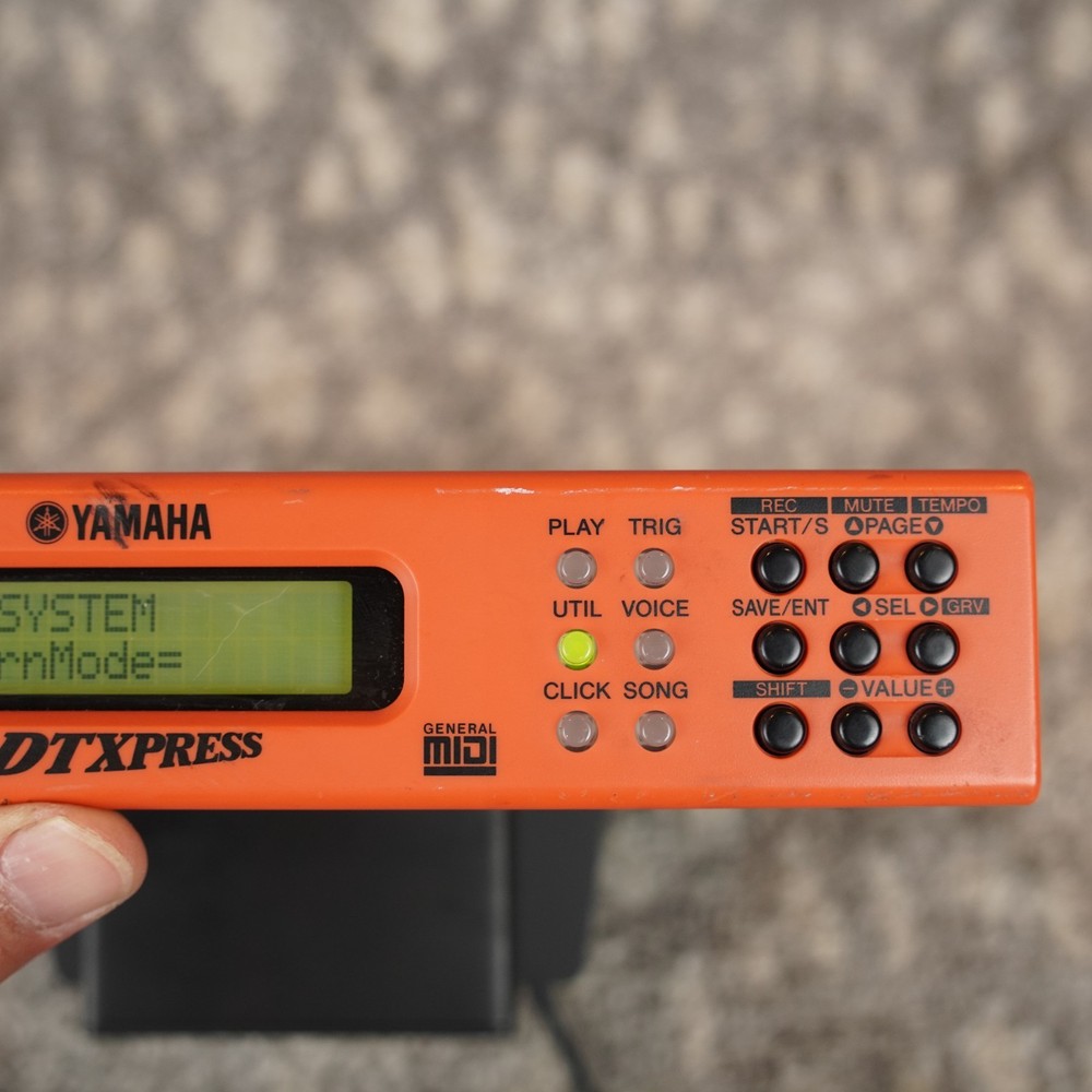 YAMAHA DTXPRESS Drum Trigger Module Electronic Drums w/ Mount & Power Supply