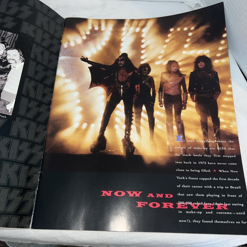 KISS -Alive/Worldwide 1996-97 Black Concert Program Tour Booklet