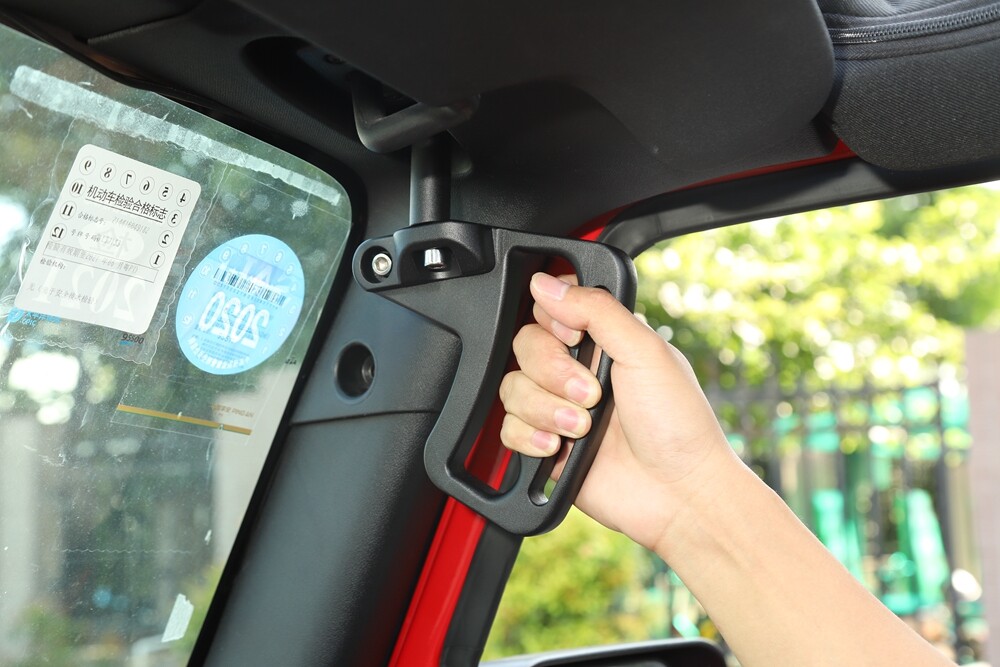 Front Aluminum Grab Handles Grip Handle Bars for Jeep Wrangler JK JKU 2007-2018