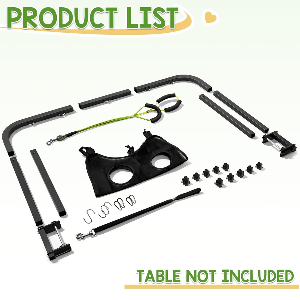 Adjustable Dog Grooming Stand for Table: 42" Height & 27"-39" Width, Includes...