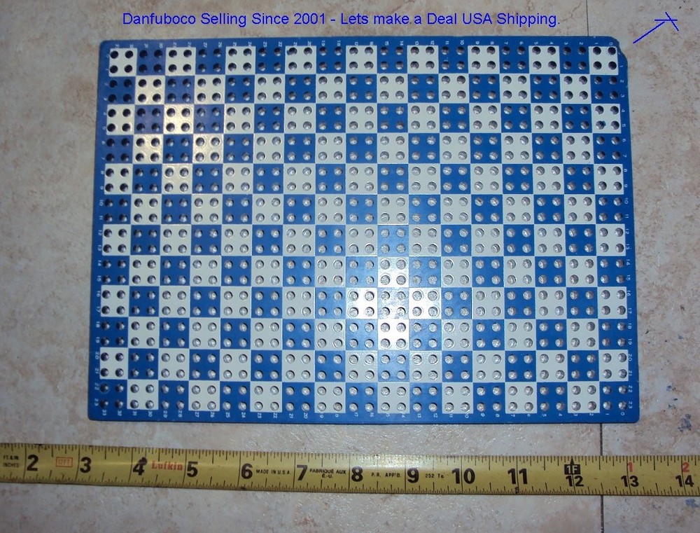 Vintage HP patch Panel from computer? 1970's in good shape, has chip in corner.