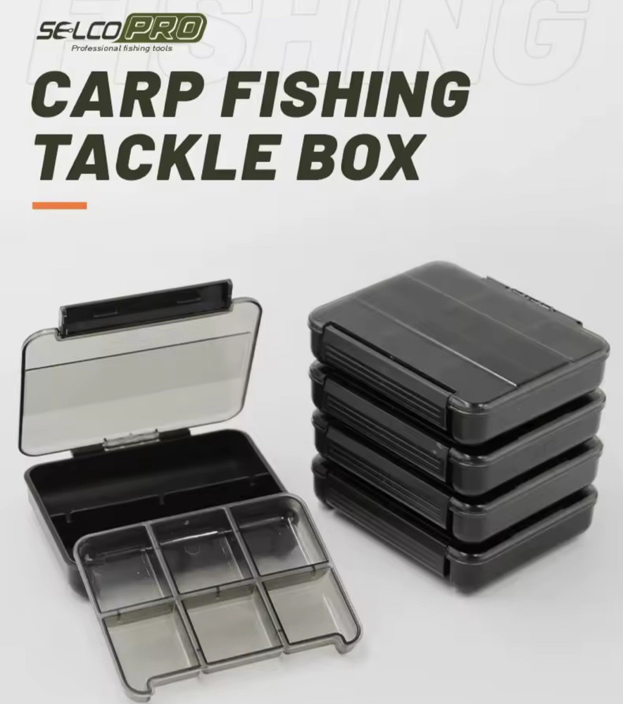 Carp Fishing Tackle Box Storage Case - Multi-Compartment Lockable Box