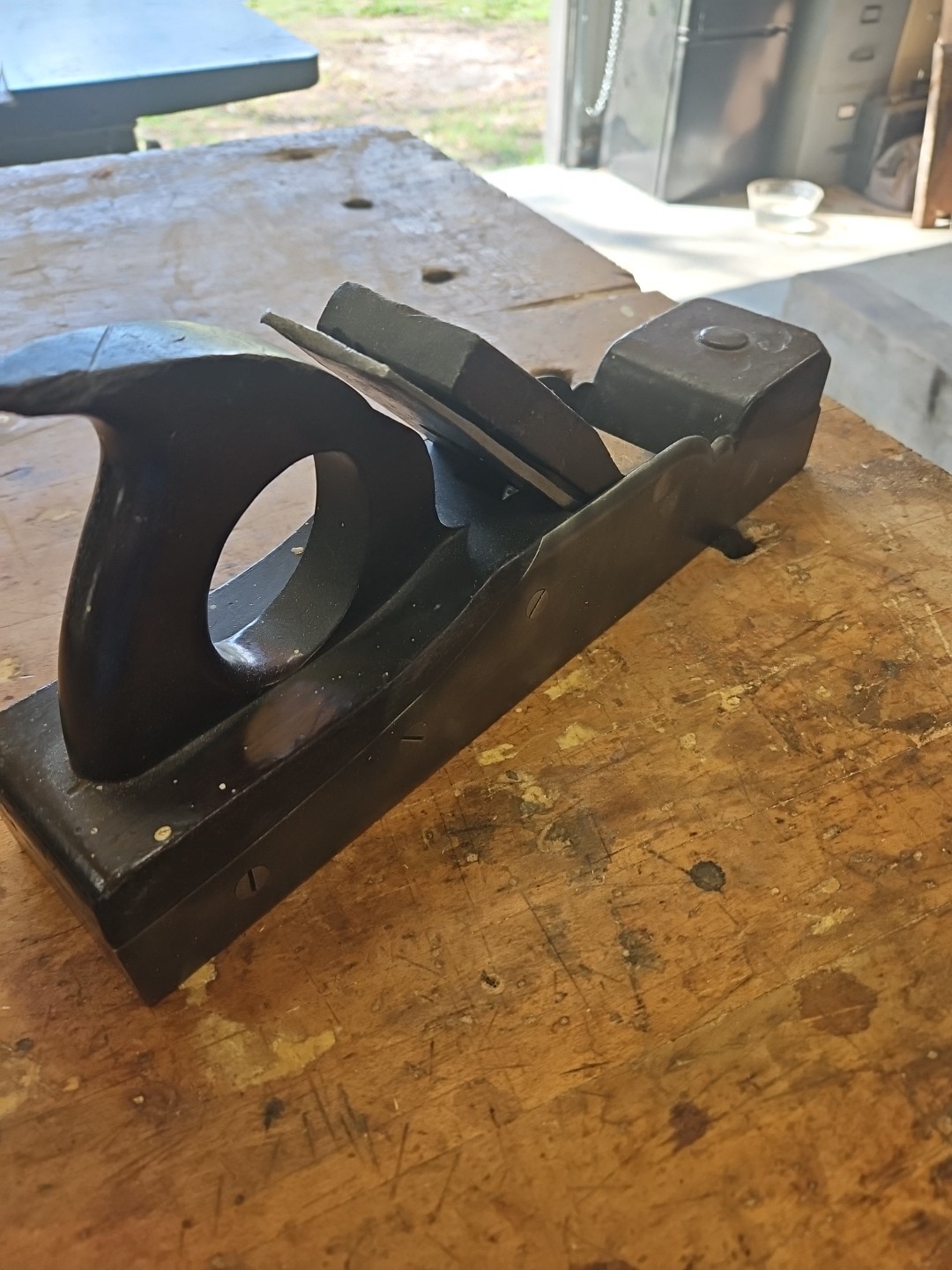 British Infill Plane Only Makers Mark Are Moulson Brothers Stamp On Iron Blade