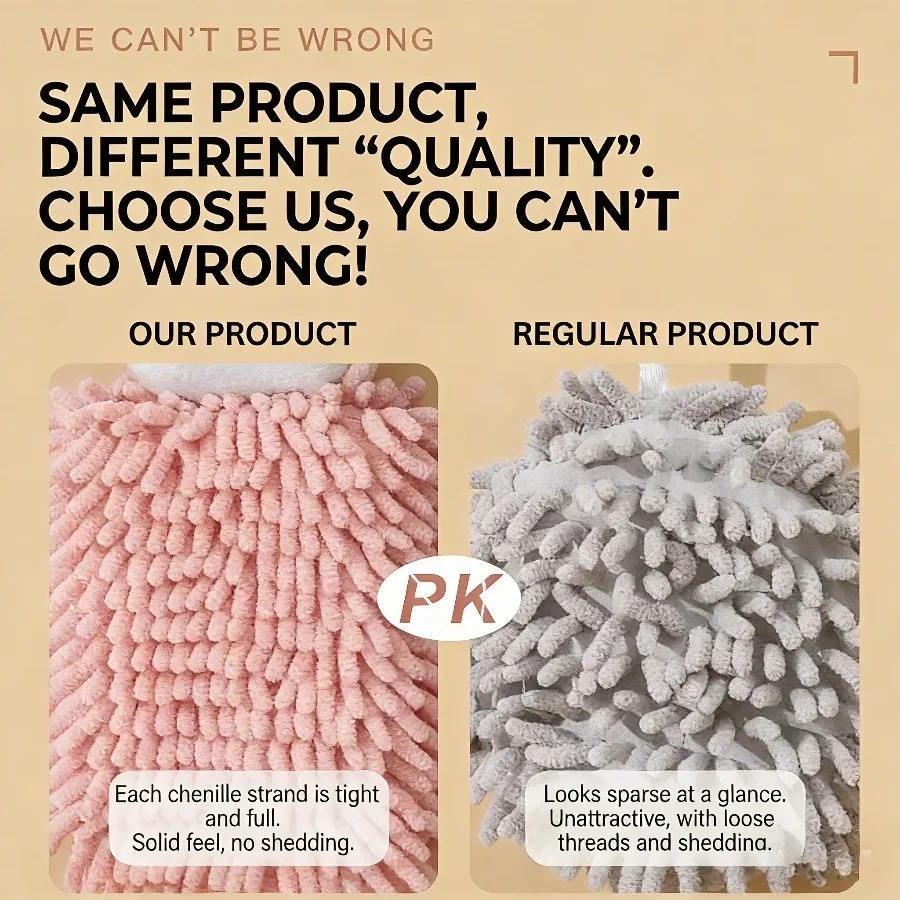Super Absorbent Quick Dry Towels Chenille Hand Cloths Thickened Soft for Kitchen