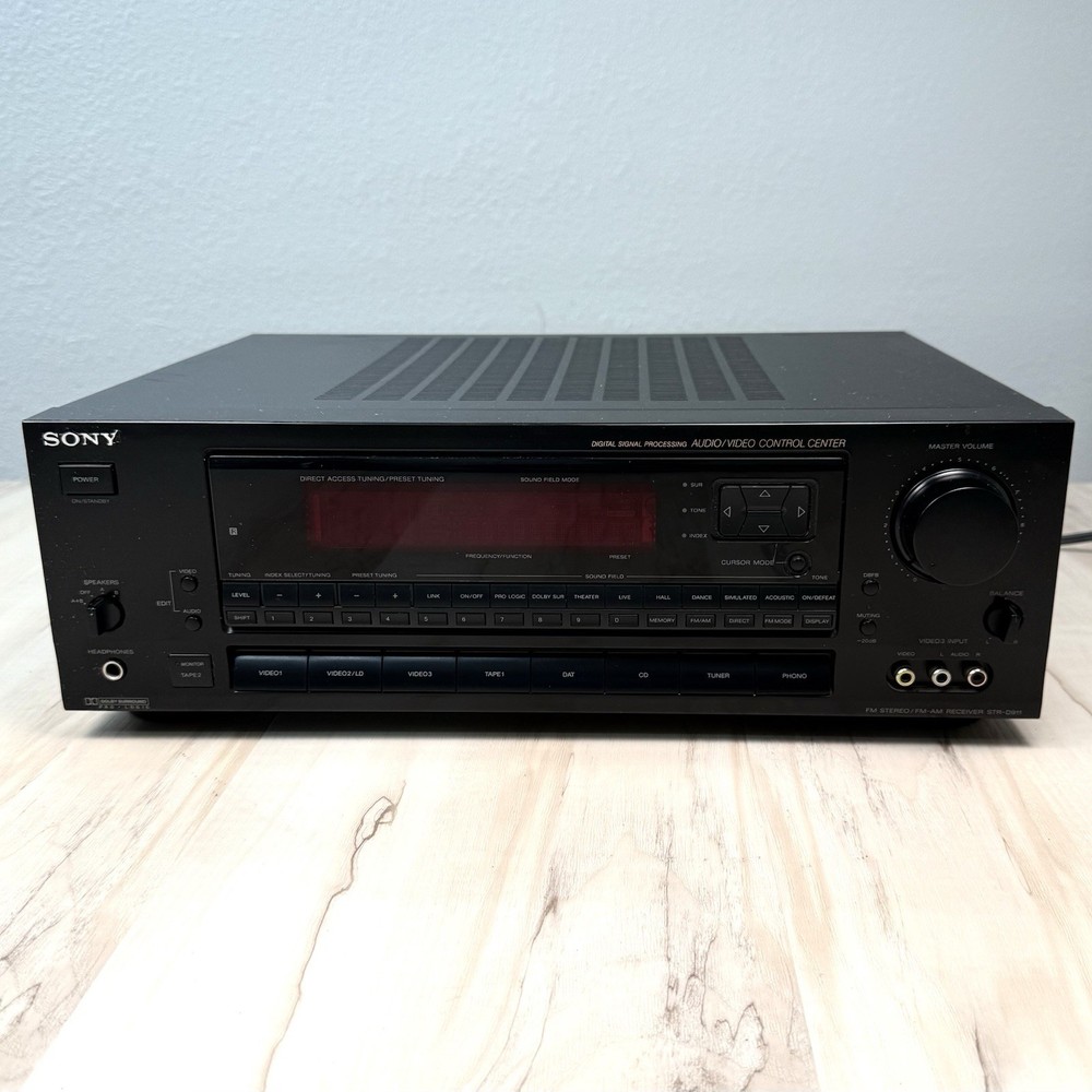 SONY STR-D911 Digital Signal Processing Audio/Video Control Center STEREO Bundle