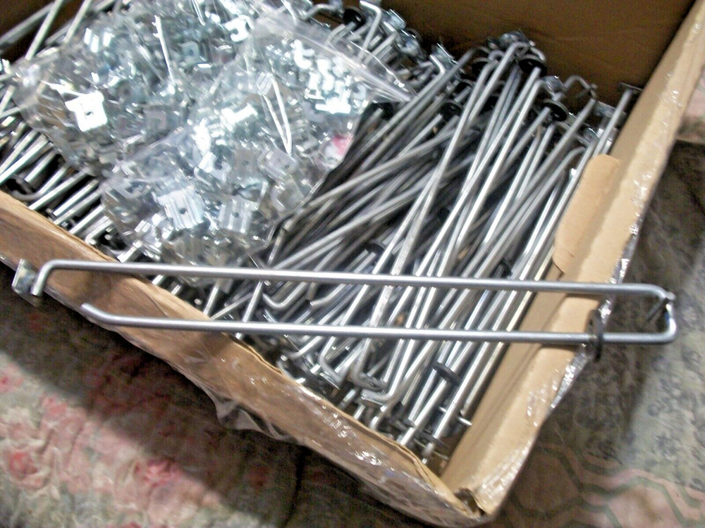 100 pcs 11" Pegboard Hook Wall Bracket Display Hooks Peghook Organizer (TR1)