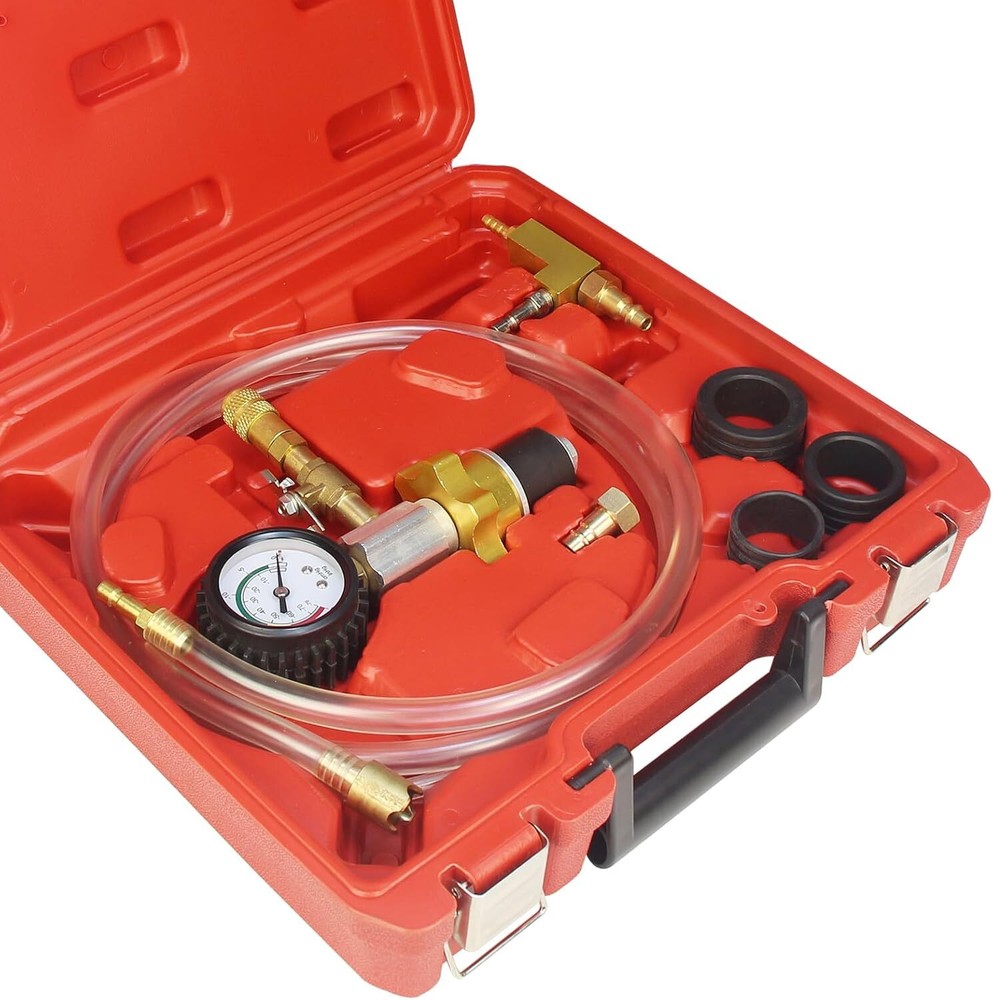 Auto Coolant Vacuum Kit Cooling System Vacuum Radiator Kit Refill + Purging Tool