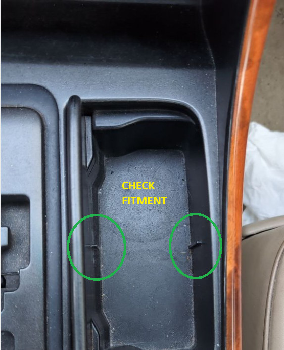 98-05 Lexus GS 3D Printed Cup Holder Divider Type 2
