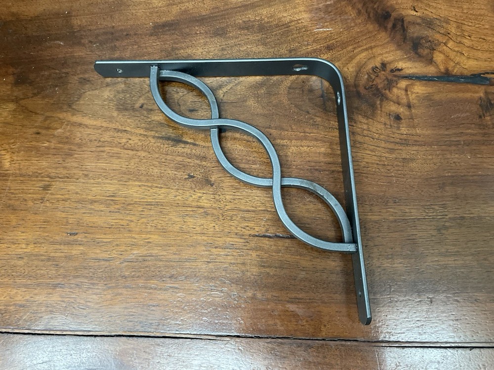 Celtic Scroll 8” Pewter Wall Shelf Shelving Bracket Brace