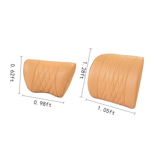 Suitable for Lexus headrests, Lumbar Support, RX Lumbar Support-black/1PCS